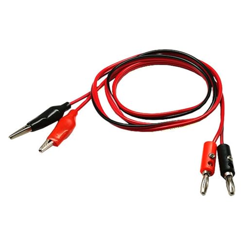 2pcs Hochspannungstestkabel Leads Stecker Bananenstecker Zu Alligatoren Clip Doppelende Drahtlinie Doppelende Drahtlinie von Xanorrg