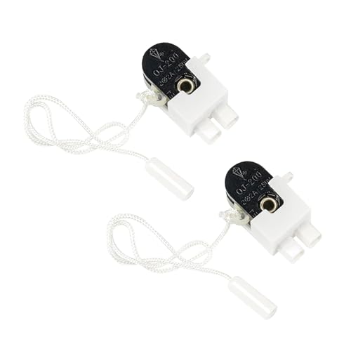 2pcs Pull Kabelschalter Setzen Sie Benutzerfreundliche Einfache Installation Für Deckenlüfterziehen Kabelschalter 2pcs Pull Kabelschalter Setzen Sie Benutzerfreundliche Einfache Installation Für Deckenlüfterziehen Kabelschalter von Xanorrg