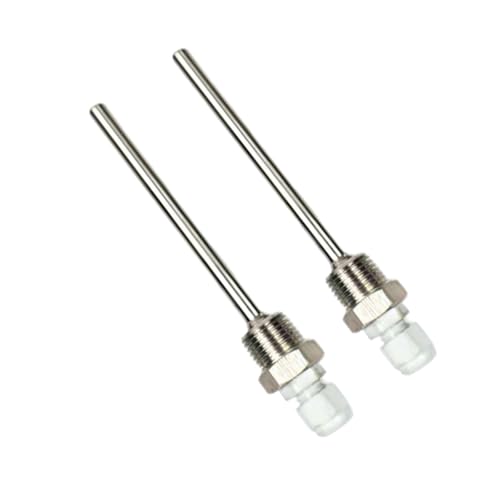 2pcs Temperatursensoren 1/2 Zoll Gewinde Eintauchen Hülle 50/100/200/300 Mm Edelstahl Sondenwassertanks Schutzhülle Temperaturmesswerkzeug von Xanorrg