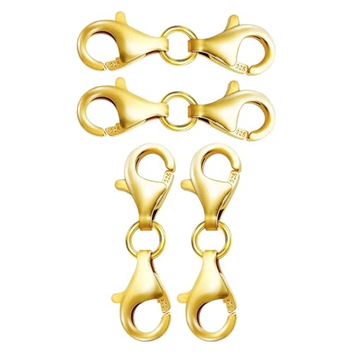 4 Pieces Double Ended Lobster Claw Clasps Silber Doppelverschluss 4 Pieces Double Ended Lobster Claw Clasps Silber Doppelverschluss von Xanorrg