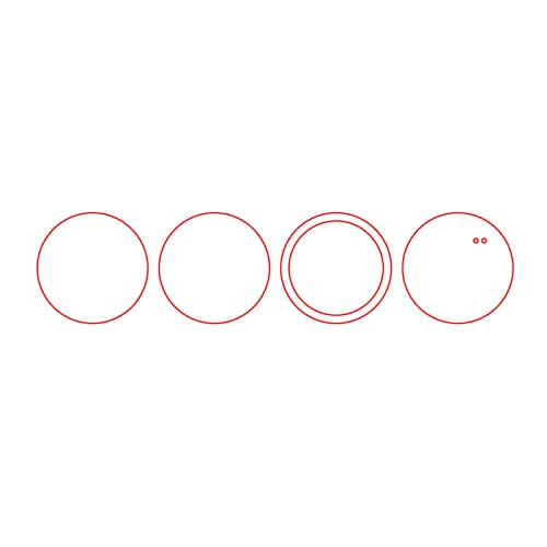 4 Stücke Acryl Teller Leere Teller Shake Plate Acrylmaterial Für Handwerksschüttelteller von Xanorrg