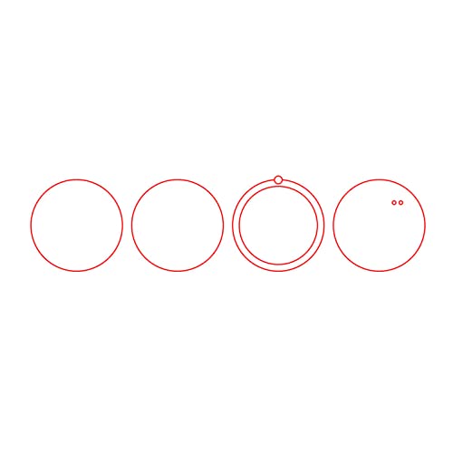 4 Stücke Acryl Teller Leere Teller Shake Plate Acrylmaterial Für Handwerksschüttelteller von Xanorrg