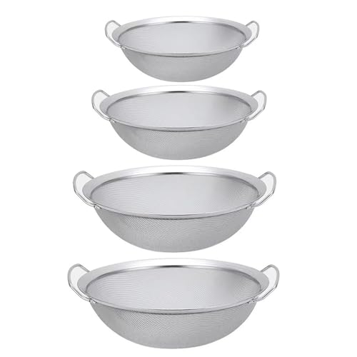 4pcs Edelstahl Fine Meshes Farbfilterkorb Mit Doppelgriff Bucket Sieb Sprayer Accessoires Dauersprays Lack Unreinheit Filterbildschirm 4pcs Edelstahl Fine Meshes Farbfilterkorb Mit Doppelgriff Bucket Sieb Sprayer Accessoires Dauersprays Lack Unreinheit Filterbildschirm von Xanorrg
