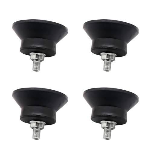 4pcs Luftkompressor Fußpolster Schockdichte Komponenten Antivibration Gummi Landungsmatte Nonslip Stoßdämpfer Kissen Antivibration Landungsmatte von Xanorrg