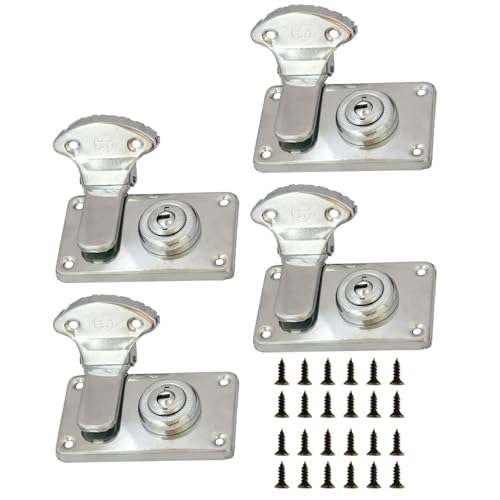 4pieces Elegante Designs Schnappten Schloss Für Vintage Styles Schmuckschatulle Und Bastelmittelprojekte Mit Wichtigen Dekoration Bronze Riegel von Xanorrg