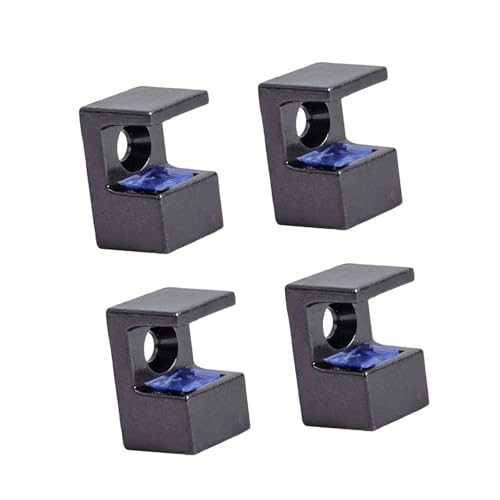 4pieces Verstellbare Glashalter Zineslegierung Klemmen Für 10 12 Mm Glas Für Schränke Und Balkone Täglich Zinklegierungsklammern Geeignet von Xanorrg