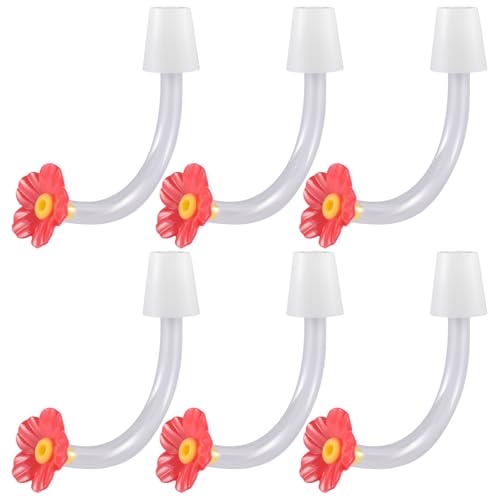6pcs Hummingbird Feeder Röhrchen Set Lecksistente Sich Verjüngte Stopper Blütenspitze Futtermittel Düsen Für Gartenhof Freien Verwenden 6pcs Hummingbird Feeder Röhrchen Set Lecksistente Sich Verjüngte Stopper Blütenspitze Futtermittel Düsen Für Gartenhof Freien Verwenden von Xanorrg