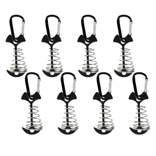 8LOTS Zeltstifte Strandstifte STECKS Hohe Stärken Stahlanker Für Camping Travel Camping Gear Deck von Xanorrg