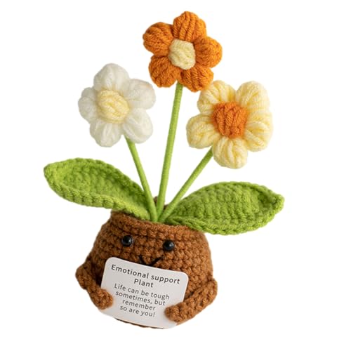Baumwollhäkchen Pflanze Set Handgefertigtes Handwerk Für Die Home Dekoration Die Nachhaltige Handgefertigte Pflanzgefäße Nachhaltig von Xanorrg