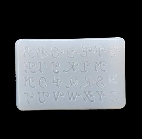 Buchstabenharzform Kleines Silikon Epoxidgussform Für Schlüsselbund Pendelliemschmuckdekoration Aufkleber Für Ästhetische Skater Teenager von Xanorrg
