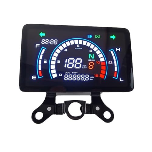 Digitaler Instrumententafel 12 V Geschwindigkeit Und Kilometerleistung Für CG125 Italika EX125 Forza125 FT125 Fahrräder Wasserdichtes Messgerät Cluster Digitaler Instrumententafel 12 V Geschwindigkeit Und Kilometerleistung Für CG125 Italika EX125 Forza125 FT125 Fahrräder Wasserdichtes Messgerät Cluster von Xanorrg