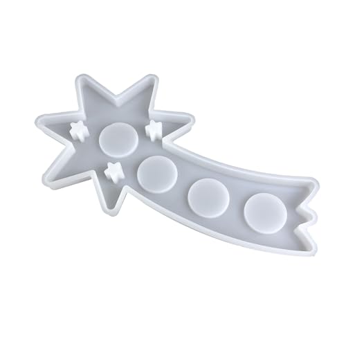 Easy Release Silicon Kerzenhalter Schimmel Weihnachtsstern Bänder Kerzenschimmel Für Handwerksbegeisterte Schmuckversorgungen Teelichthalter Silikonform von Xanorrg