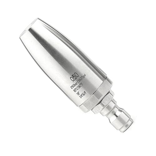 Edelstahl Hochdruck Wasserpistole Sprühdüse Mit Einstellbaren Einstellungen Für Fahrzeug Und Terrassenreinigung Edelstahl Sprühgerät von Xanorrg