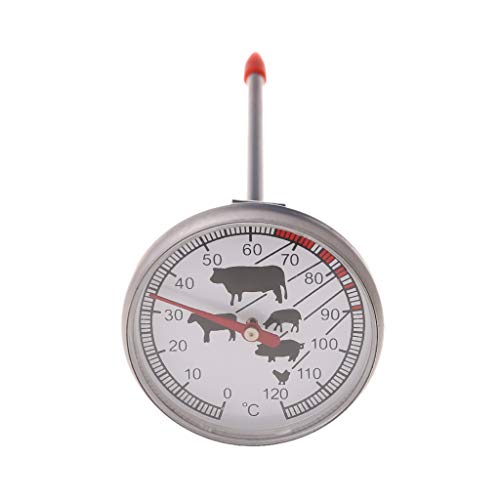 Edelstahl Lese Sonde Thermometer BBQ Lebensmittelkochen Fleischmesser Digitale Temperaturmesser Thermometer Pyrometer Feuchtigkeit Barometer Steuerungs Transit Sensor Sie von Xanorrg