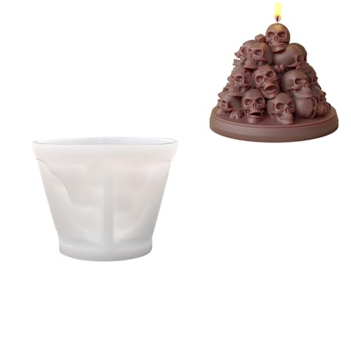 Flexible Silikon Backform Schädel/Kürbisform Halloween Party Decors Crafting Supply Food Grade Easy Reinigungsdesign Geschirrspüler Sicheres Handwerksform Flexible Silikon Backform Schädel/Kürbisform Halloween Party Decors Crafting Supply Food Grade Easy Reinigungsdesign Geschirrspüler Sicheres Handwerksform von Xanorrg