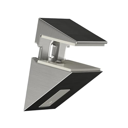 Glasschelfstützklammern Verstellbare Klemmevorrichtung Für Sichere Wandregale Küchenbüroausstellungsraum Badezimmer Glasstütze von Xanorrg