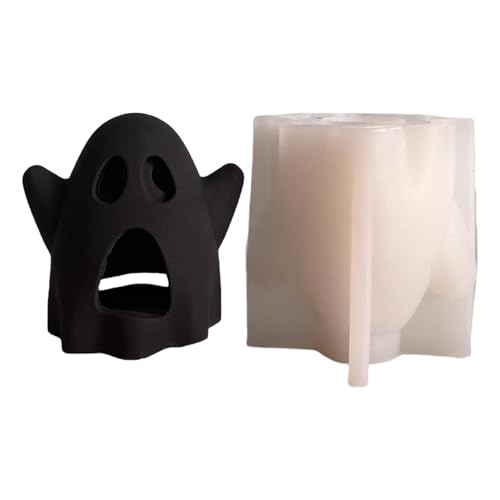 Halloween Silicon Kerzenhalterform Für Epoxidharz Die Teelichthalter Home Party Dekoration Halloween Grusooky Lampen Schattenform Machen von Xanorrg