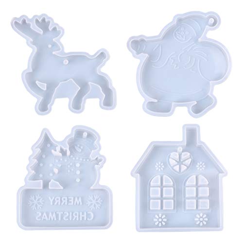 Hanging Ornamente Kristall Epoxidharz Schimmel Weihnachtsanhänger Silikonform Santa Elk Weihnachtshaus Guss Silikon Hanging Ornamente Kristall Epoxidharz Schimmel Weihnachtsanhänger Silikonform Santa Elk Weihnachtshaus Guss Silikon von Xanorrg