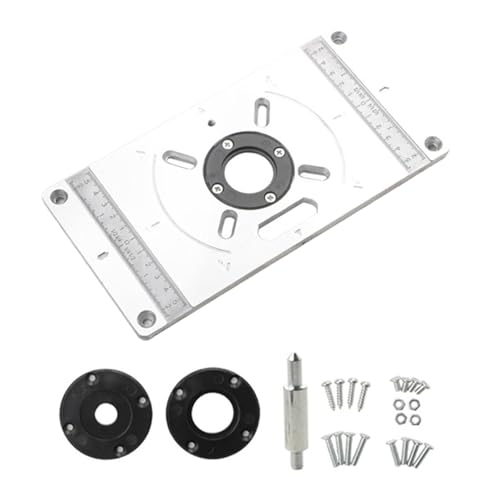 Hochkompatibilität Aluminium Router Tischeinsatzplatte Zur Verbesserung Der Holzbearbeitung Genauigkeit Professioneller Diyer Holzarbeiter Holzbearbeitung Routertisch von Xanorrg
