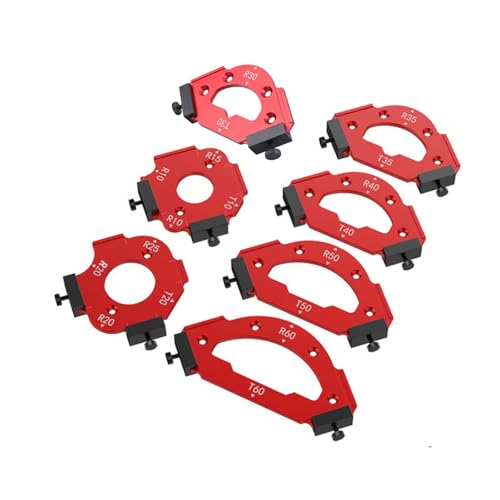 Holzbearbeitung Rundes Eckradius Vorlagen Aluminiumvorlagen Holzbearbeitung Innen Außerhalb Großer Böer Router Tisch Eck Jigs von Xanorrg