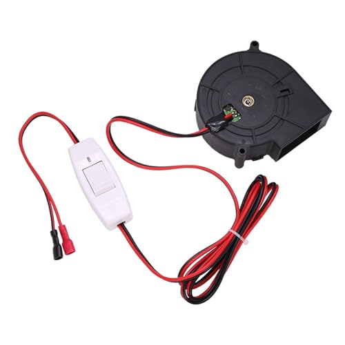 Industrial Heavy Duty Cooling Lüfter 12 V 7000 U/Min Hochgeschwindigkeitsgebläse Für Grillhöfe Elektronische Geräte Temperaturregelung Hoch Drehzahl Für Feuerstarter von Xanorrg
