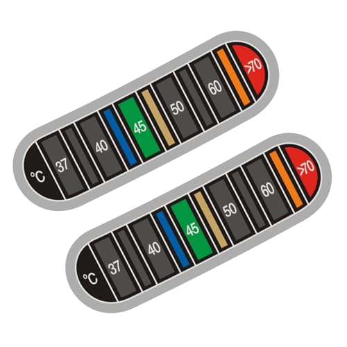 Kaffeetasse Thermometer Aufkleber Kleber Wasser Engpassmometer Strips Temperaturanzeige Aufkleber Für Milchflaschen Verfärbungen Wiederverwendbar von Xanorrg