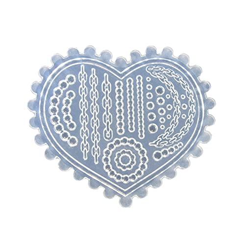 Kettenperlenblume Silikonform Nagelkunst Carving Geeignet Für Art Decoration Supplies Vorlage Werkzeugblumen Blumen von Xanorrg