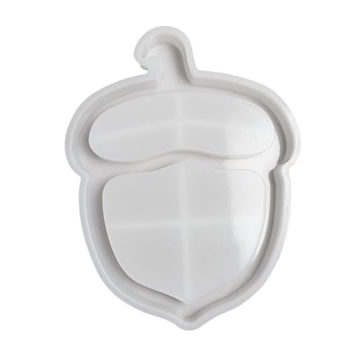 Kreative Eichel Silikonschalenform Epoxidharz Storage Teller Form Stylish Coasters Form Für Handwerk Enthusiasten Leicht Zu Reinigen Silikon von Xanorrg