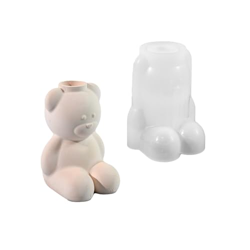 Kreative Silikonformbärform Form Vase Pflanzer Blumenpot Formen Geeignet Um Einfache Vase Pflanzer Und Zementkunsthandwerksvorräte Herzustellen Kreative Silikonformbärform Form Vase Pflanzer Blumenpot Formen Geeignet Um Einfache Vase Pflanzer Und Zementkunsthandwerksvorräte Herzustellen von Xanorrg