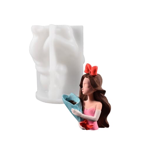 Kreatives Silikonpflanzgefäß Formen Leicht Zu Verwenden Silicon Craft Form Girlform Einzigartiger Blumenpot Für Gartendekoration Sukkulente Pflanzer von Xanorrg