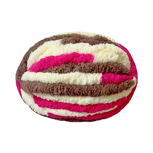 Xanorrg Lebendiges Regenbogengarn Langlebig Und Farbenfroh Für Stricken Von Haustierbett Und Häkeln Handgefertigte Enthusiasten 2 5 cm Dickes Garn Strickdecke von Xanorrg