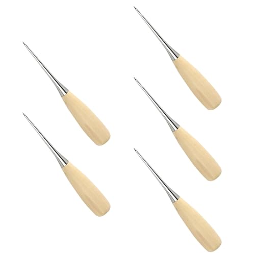Lederarbeitswerkzeug Stahl Stanze Awl Set Mit Bequemem Holzgriff Nähnadelhandwerk Nähen Lederarbeitswerkzeug Stahl Stanze Awl Set Mit Bequemem Holzgriff Nähnadelhandwerk Nähen von Xanorrg