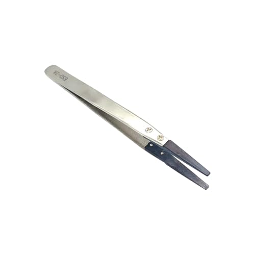 Leichte ESD Schirhe Fine Point Pinzetten Für Uhrenreparaturelektronik Baugruppe Und Laboranwendungen ESD Safe Carbon Stahl Pinzetten von Xanorrg