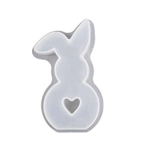 Love Kaninchenkerze Silikon Schimmel Gips Gips Duft Machen Werkzeug Desktop Ornament Exploy Guss Kaninchenform Schimmel von Xanorrg