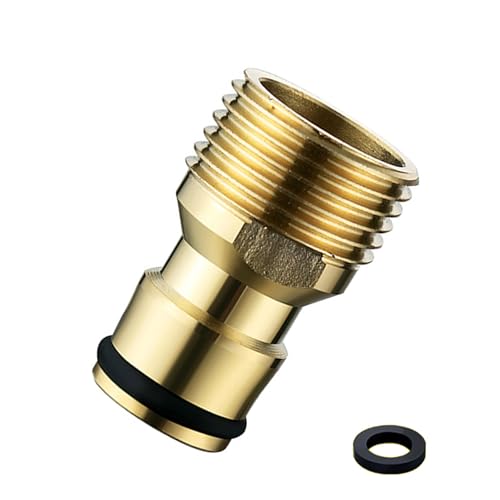 Mehrzweck Messingmaterialien Wasserhahnschlauchadapter Für Mehrere Gewinde Taps Easy Installation Designs Täglich Verwenden Tragbare Wasserausgüsse von Xanorrg