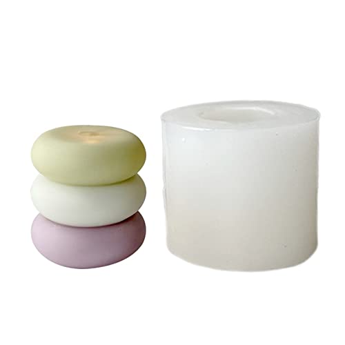 Moderne Stil Silikonform Dreischicht Rundes Tafel Kerzenform Schreibtisch Dekoration Für Aromatherapie Kerzen Die Formen Silikon Aromatherapie Kerzen Versorgen. von Xanorrg