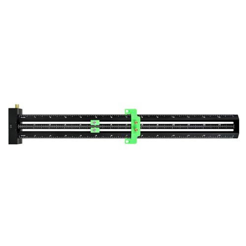 Multifunktions Schreibmarkierungsmarkierungslineer Doppellinienmarkierungs Messwerkzeug Aluminium Holzbeschränkungsgrenze Konstruktionslayout von Xanorrg