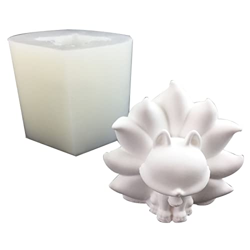 Xanorrg Neun Schwanzfüchse Silikonformen Epoxidharz Schimmel Kerzenform Tisch Ornament Werkzeug Zum Herstellen Von Handwerksbedarf Gips Handwerkskuchen Dekoration Xanorrg Neun Schwanzfüchse Silikonformen Epoxidharz Schimmel Kerzenform Tisch Ornament Werkzeug Zum Herstellen Von Handwerksbedarf Gips Handwerkskuchen Dekoration von Xanorrg