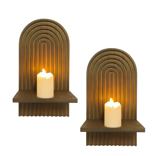 Packung Mit 2 Dekorativen Holzwandmontage Regalen Kleines Pflanzenhängeschelf Für Schlafzimmer Und Wohnzimmerbuch Aufbewahrungsregal Regenbogen Wandregale Packung Mit 2 Dekorativen Holzwandmontage Regalen Kleines Pflanzenhängeschelf Für Schlafzimmer Und Wohnzimmerbuch Aufbewahrungsregal Regenbogen Wandregale von Xanorrg