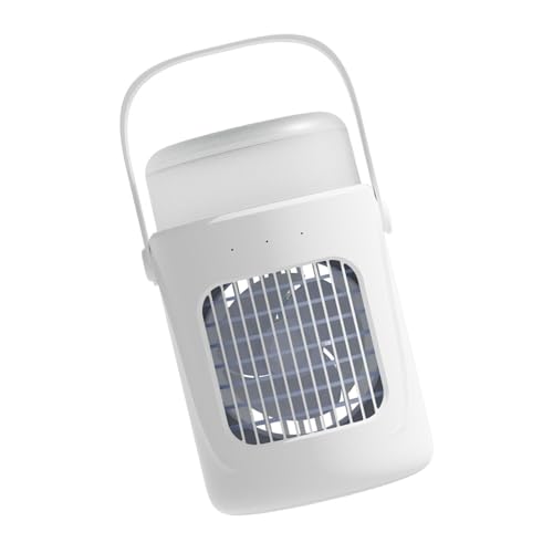 Platz Sparende Luftkühlungslüfterdesktop Mit 3 Einstellbaren Geschwindigkeiten ABS Textur Die Für Schlafzimmer Oder Büro Feuchifiziert Werden Können von Xanorrg