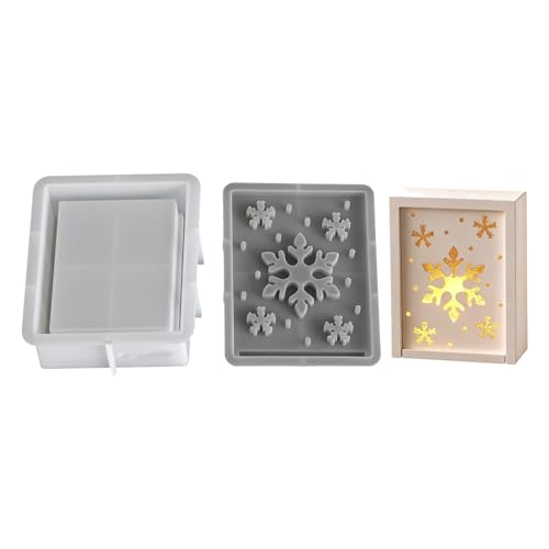 Premium Silicon Holiday Cookie Formen Set Feature Snowflake Rentiere Engelsmuster Easy Cleaning Design Weihnachten Silikonformen Premium Silicon Holiday Cookie Formen Set Feature Snowflake Rentiere Engelsmuster Easy Cleaning Design Weihnachten Silikonformen von Xanorrg