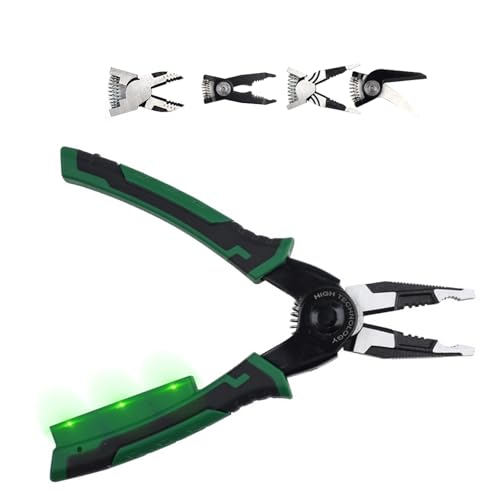 Professionelle 6 In 1 Elektrikerzange Mit Spannungstester ± 2% Genauigkeitslegierung Stahlkörper Für Und Professionelles Multiple Head Draht Stripping Schneidwerkzeug von Xanorrg