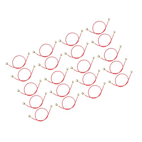 Set Von 20 Fork Shape Clip Leads Drähte Testen Aktuelle Testleitungsdrähte Für Physikunterricht Und Schullabor Projekt Universität Laborausrüstung Set Von 20 Fork Shape Clip Leads Drähte Testen Aktuelle Testleitungsdrähte Für Physikunterricht Und Schullabor Projekt Universität Laborausrüstung von Xanorrg