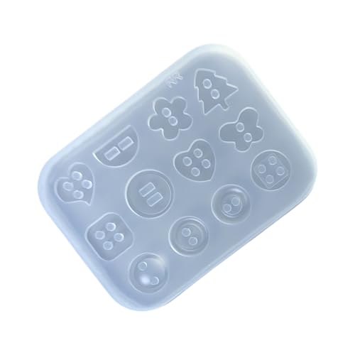 Silikon Fondantformen Flexible Backform Schimmelbutt Serie Bastelmittel Für Süßigkeitenschokolade Und Gelatine Einfach Zu Reinigen Handgefertigtes Schmuckwerkzeug von Xanorrg