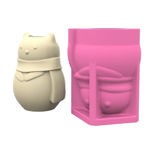 Silikon Pflanzerform Schimmel Blumenpot Form Bär Tragen Schalform Zum Erstellen Künstlerischer Blumenvase Und Hauszubehör Zuhause Dekore Schimmel von Xanorrg