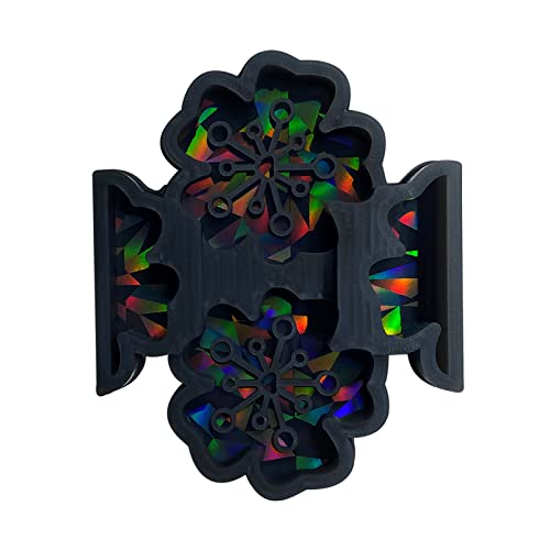 Strohtoper Silikonform Telefonhalter Ständer Holographische Pflaumenblüten Resin Schlüsselbund JUGURSCH von Xanorrg