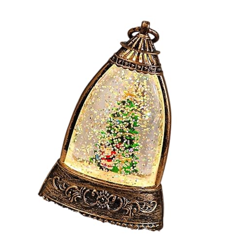 Tragbare Schneekugel Tisch Nacht Licht Glocken Form Wirbeln Sie Glitzer Weihnachtslampendekoration Für Weihnachtsfeier Holiday Decoratioon von Xanorrg