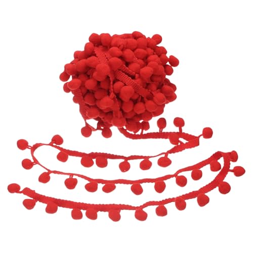 Weiche Polyester Pompoms Fransenverkleidung Kleine Plüschkugel Dekoration Spitze Bastelband Für Vorhänge Kissen Dekoration Pompoms Trimmband Weiche Polyester Pompoms Fransenverkleidung Kleine Plüschkugel Dekoration Spitze Bastelband Für Vorhänge Kissen Dekoration Pompoms Trimmband von Xanorrg