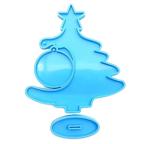 Weihnachts Epoxidharzform Nicht Stick Weihnachtsbaumdekorationen Silikonform Tisch Ornament Werkzeug Epoxidharzform Silikon Einzigartig Für Anfänger von Xanorrg