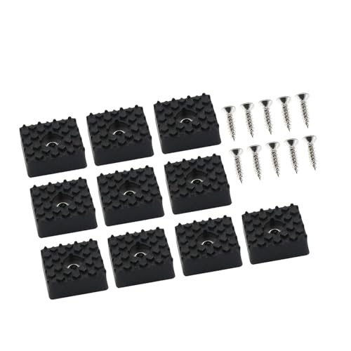 Xanorrg 10pcs 22 Mm/30 Mm Möbel Fußboden Füße Quadratische Möbelblock von Xanorrg
